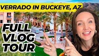 Massive PHOENIX ARIZONA suburb community with AFFORDABLE homes [VERRADO in BUCKEYE AZ VLOG TOUR]