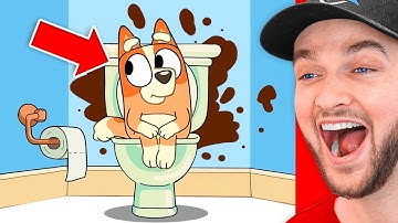 MEGA Bluey Try Not To Laugh CHALLENGE!
