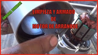 LIMPIEZA Y ARMADO DE MOTOR DE ARRANQUE - BAJAJ BOXER 150 BM -