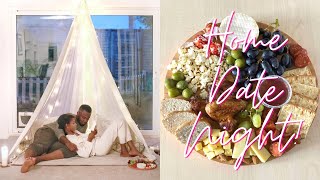 Stay at Home Date Night Tent &amp; Cheeseboard!