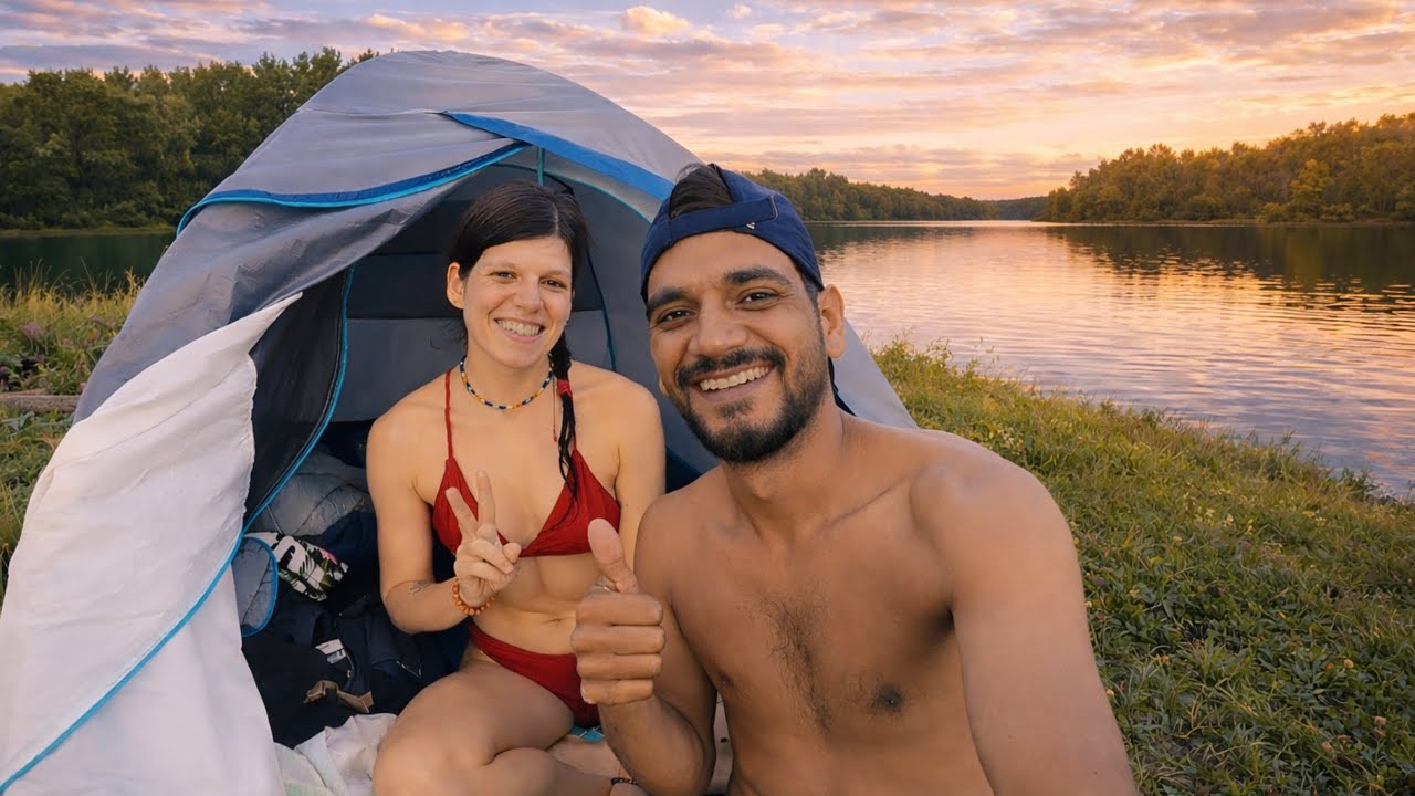 Camping with my RUSSIAN friend 🇷🇺 