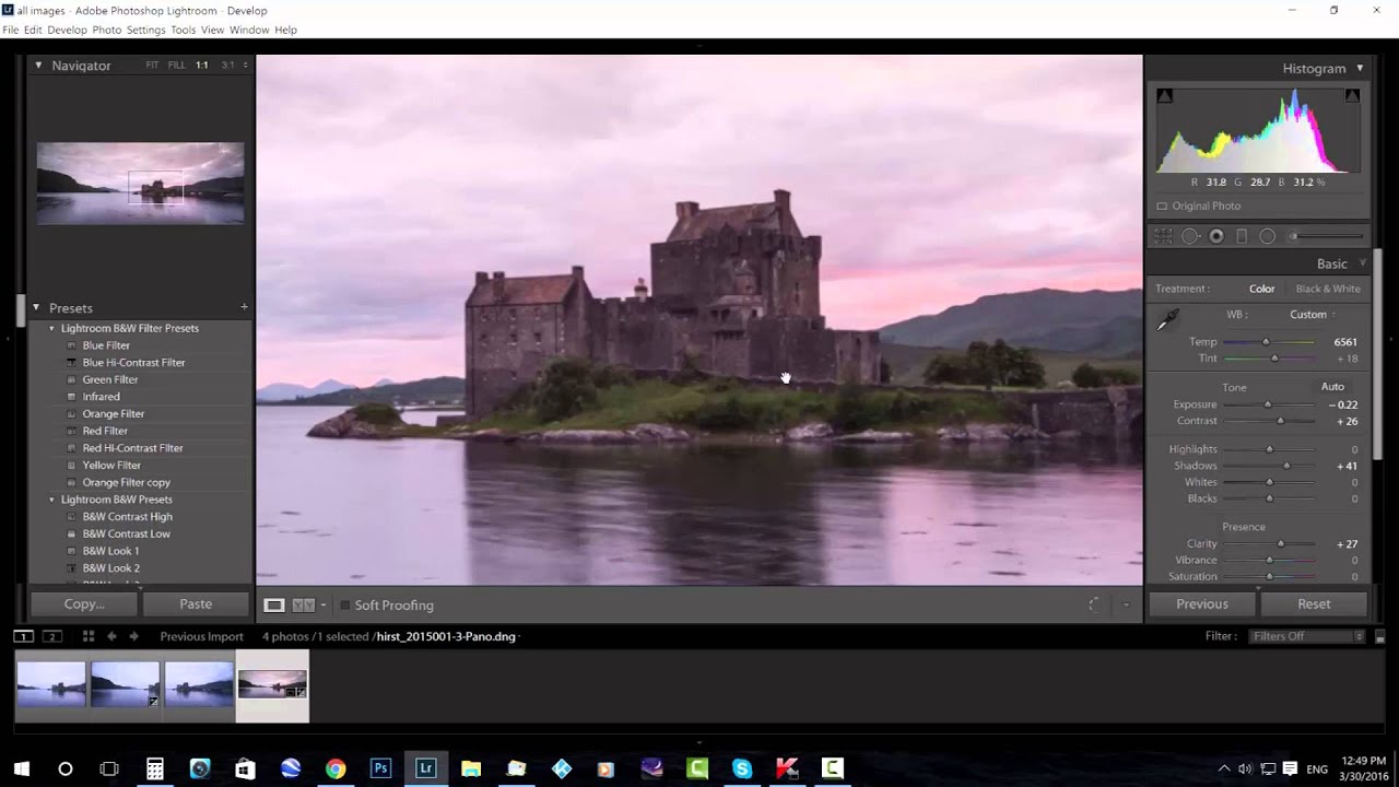first landscape photography video from new channel YouTube