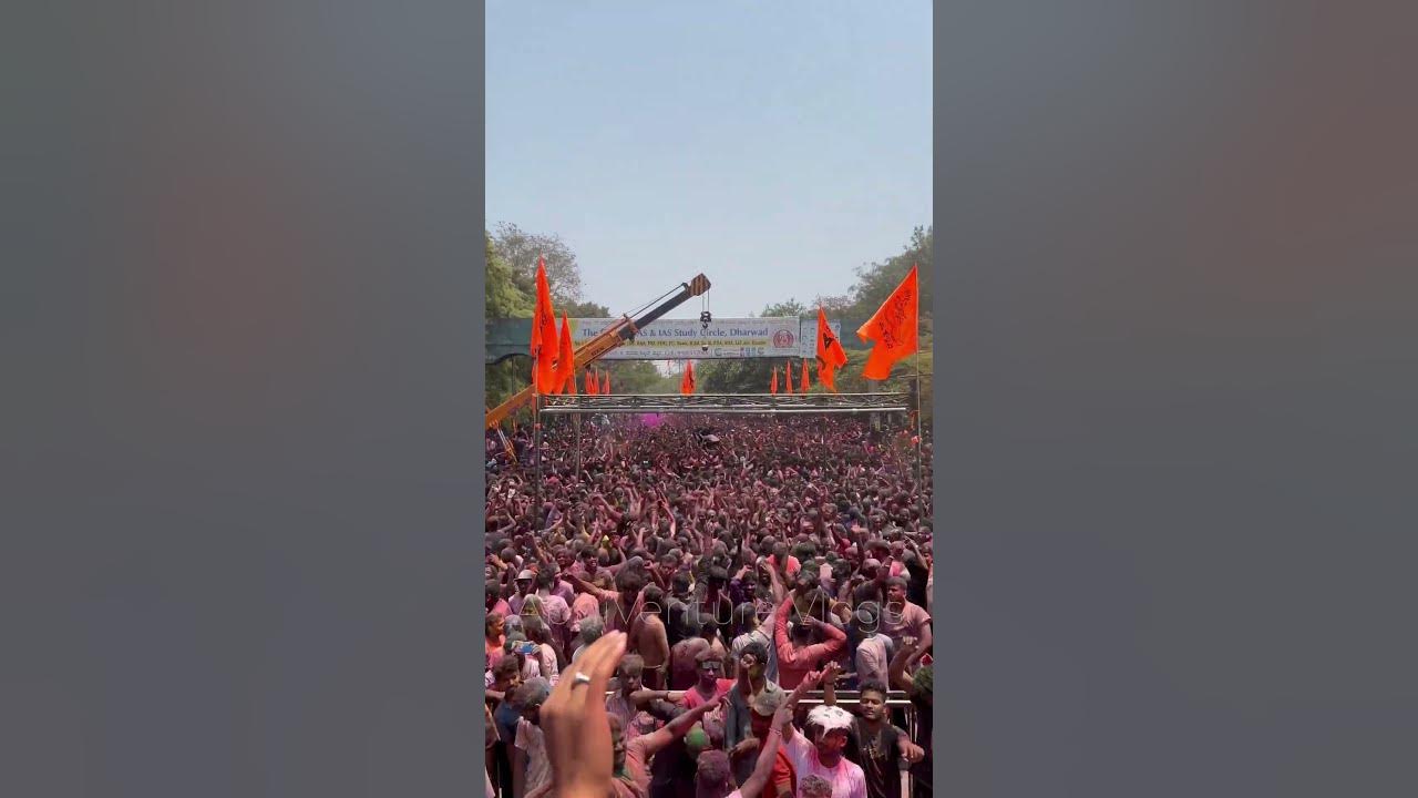 holi in dharwad