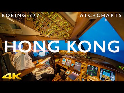Boeing 777 Landing At Hong Kong In 4k Youtube