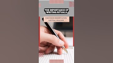 The Importance of Writing Rituals for Your Dissertation Writing Process | WritersER.com