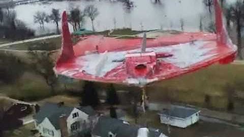 RCDOX 2011 NEURON I AM SPEED full front view RC plane