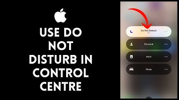 How to use Do Not Disturb in Control Center on your iPhone or iPad (Full Guide) | iOS Do Not Disturb