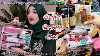 Affordable Bridal Beauty Box Makeup Kit on Wedding 👍 Things must be on Vanity