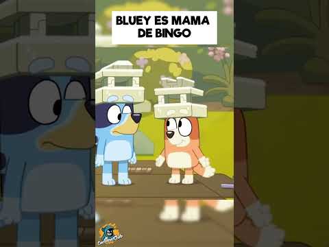 EL DIA QUE BLUEY FUE MAMA DE BINGO #shorts #bluey #humor