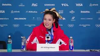 China's Gu Ailing & Li Fanghui finish 1-2 in women's freeski halfpipe｜Zoe Atkin｜Team GB｜Olympics｜谷爱凌