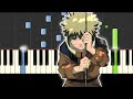 Sadness and Sorrow / Naruto / Piano Tutorial / Notas Musicales