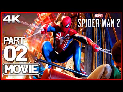 SPIDER-MAN 2 All Cutscenes (PART 2) Game Movie 4K Ultra HD