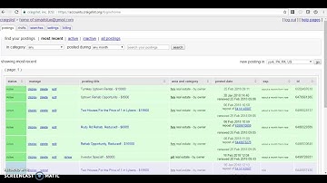 Post/renew Craigslist ads