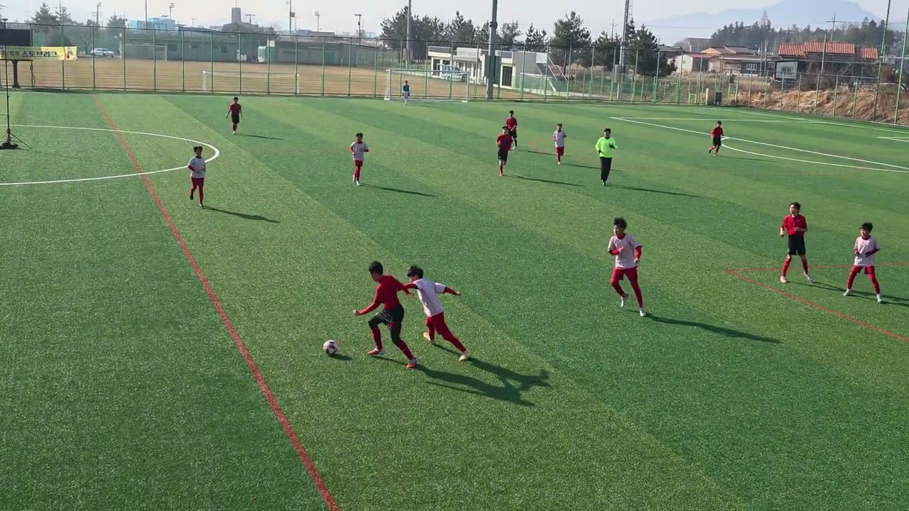 강진청자FC.U14 vs 광주챔피언스(전반)