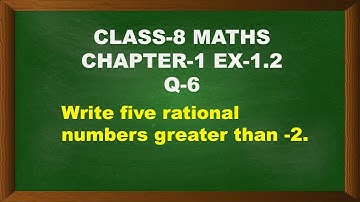 Class 8 Maths Chapter 1 || Q 6 - Ex 1.2 - Rational Numbers - NCERT Maths Class 8th