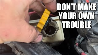 Turning a small leak into a big leak (don’t make your own trouble)