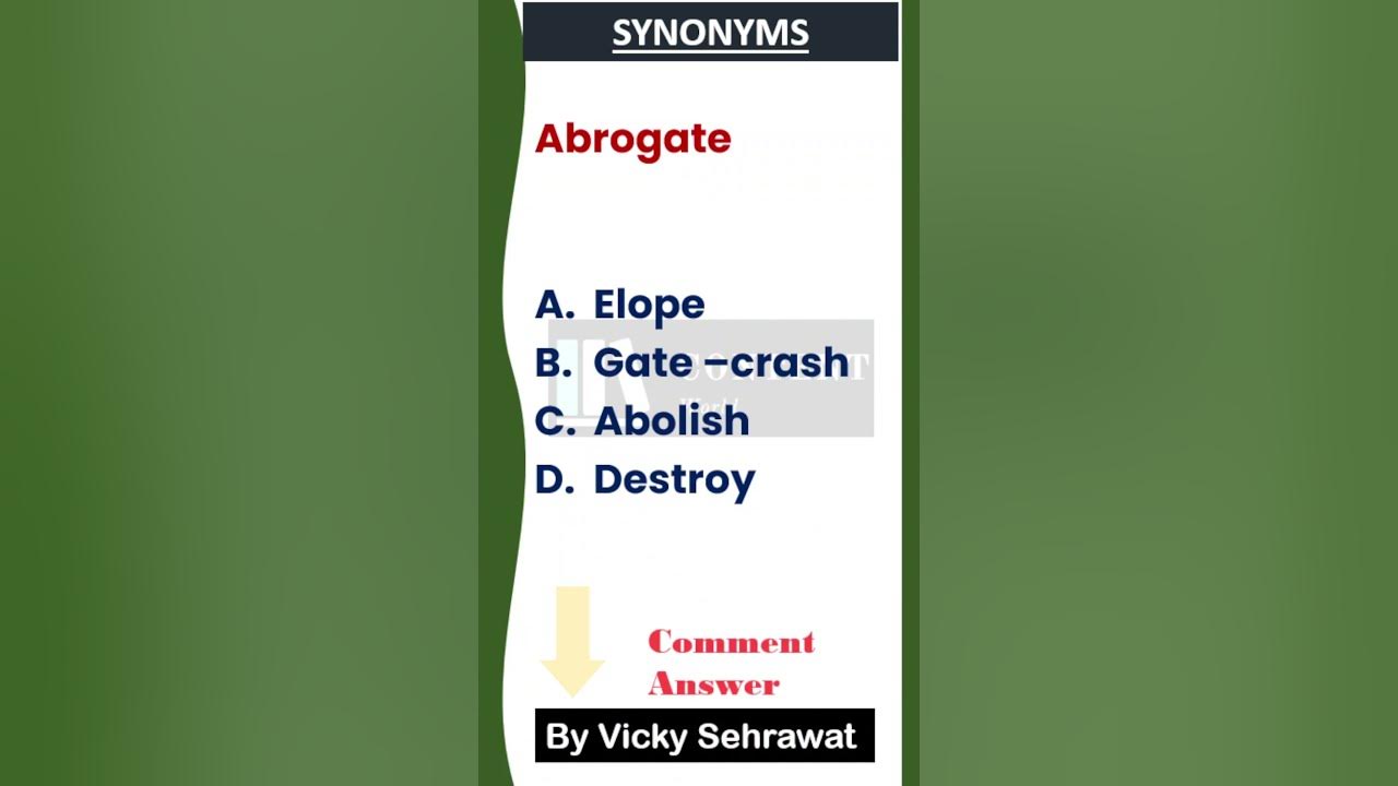 "Synonyms Challenge Test Your Vocabulary with Exciting MultipleChoice