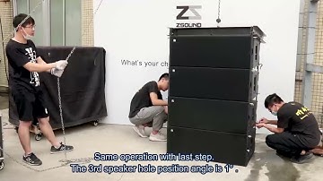 ZSOUND LA212 Hanging and Assembly！