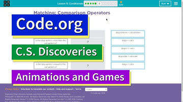 Conditionals - Lesson 11.5 (11.6 in 2018) Code.org Tutorial with Answers