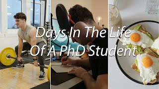 Days In The Life Of A Computer Science PhD Student | Gym, Resting, Hobbies & Studying