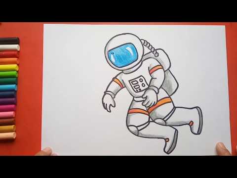 Minimalistic Astronaut Drawing: a Simplistic, Adorable Take on Space  Exploration & Adventure - Exploring the Vastness of Space Stock  Illustration - Illustration of whimsical, cosmic: 273259503