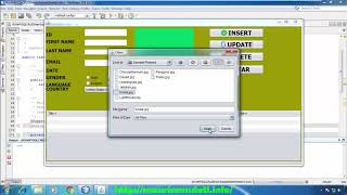 15. JAVA And MySQL (CRUD) Project - GUI - How To Choose Image Using JFileChooser