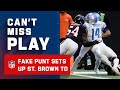 Lions pull off fake punt after false start