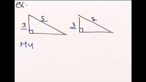 Hypotenuse Leg Theorem