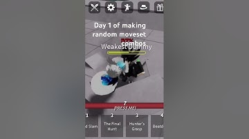 Day 1 of making random moveset combos