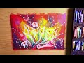 My 79 Stretched &amp; Intuitive Abstract Painting Ideas | Soft &amp; Oil Pastel | Art Collection In 3 months