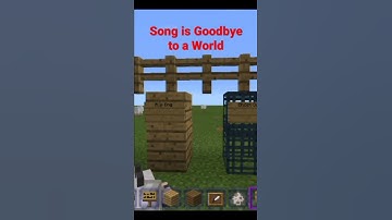 Sad 🥺 #minecraft #Goodbye to a World