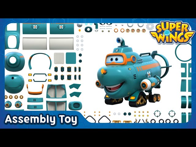 SuperWings Willy Assemble toy | 3D Assembly Toy | Super wings toys class=