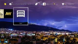 Lightning Storm Panorama PS4 Dynamic Theme