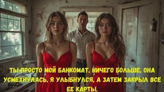 видео: «Ты всего лишь мой банкомат, ничего больше», — усмехнулась она. Я улыбнулся — и закрыл все её карты. картинка: «Ты всего лишь мой банкомат, ничего больше», — усмехнулась она. Я улыбнулся — и закрыл все её карты.