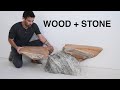 Free materials building with stone and wood