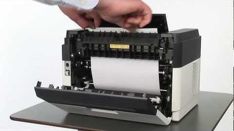 Paper jam troubleshooting on the FS-1061DN and FS-1041