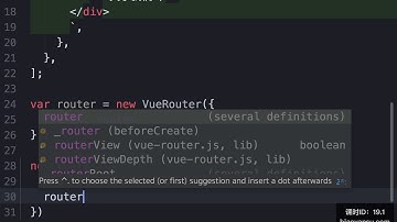 19 1 安装和基本配置   Vue js生态之vue router
