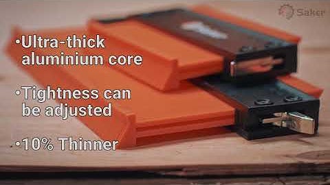 Saker Contour Gauge 10 Inch Lock Profile Tool  Adjustable Lock Precisely Copy Irregular Shape Duplic