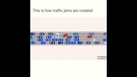 How traffic jams are created |#howthingsactuallywork #howthingswork plz like and subscribe channel