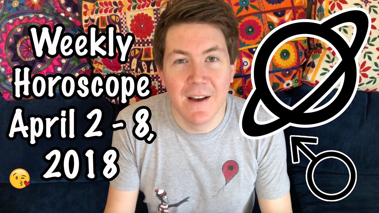 Weekly Horoscope for April 2 8, 2018 Gregory Scott Astrology YouTube