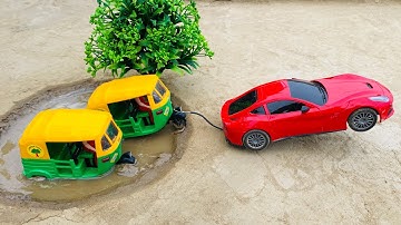 Diy tractor stuck in mud mini science project |@KeepVilla|@minifarmer632