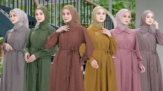 Baju Gamis Terbaru New Edelweis Dress by Aden Hijab