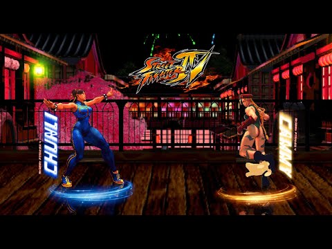 Chun-Li (Alpha Costume) VS Cammy (Original Costume) Street Fighter IV 1v1 3D MUGEN Battle