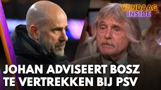 Johan Adviseert Peter Bosz Om Te Vertrekken Bij Psv Na Afgang Tegen Arsenal Vandaag Inside