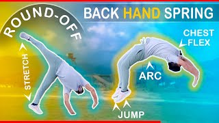 Round-off Back Hand Spring tutorial step by step | @RAVINDRASRana44