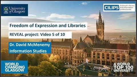 REVEAL Project 5. Freedom of Expression and Libraries