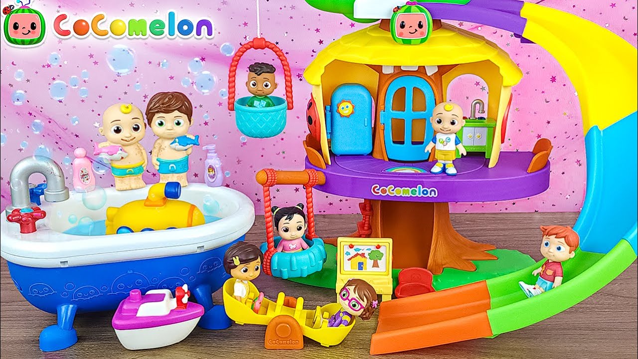 60 Minutes Satisfying with Unboxing CoComelon Toys Collection, Bathtub Playset, JJ Clubhouse | ASMR