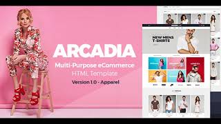 Arcadia - Ecommerce Multipurpose HTML5 Template | Themeforest Website Templates and Themes