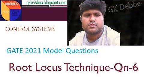 GATE-2021-Control Systems Model Questions-Root Locus Technique q6