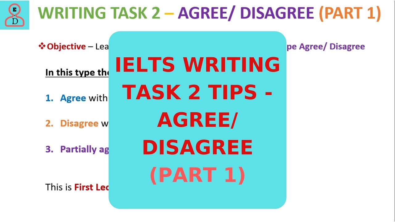 ielts writing task 2 agree disagree essay